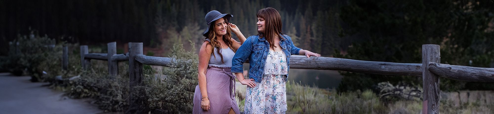Natalie Bowen with her sister Angie
