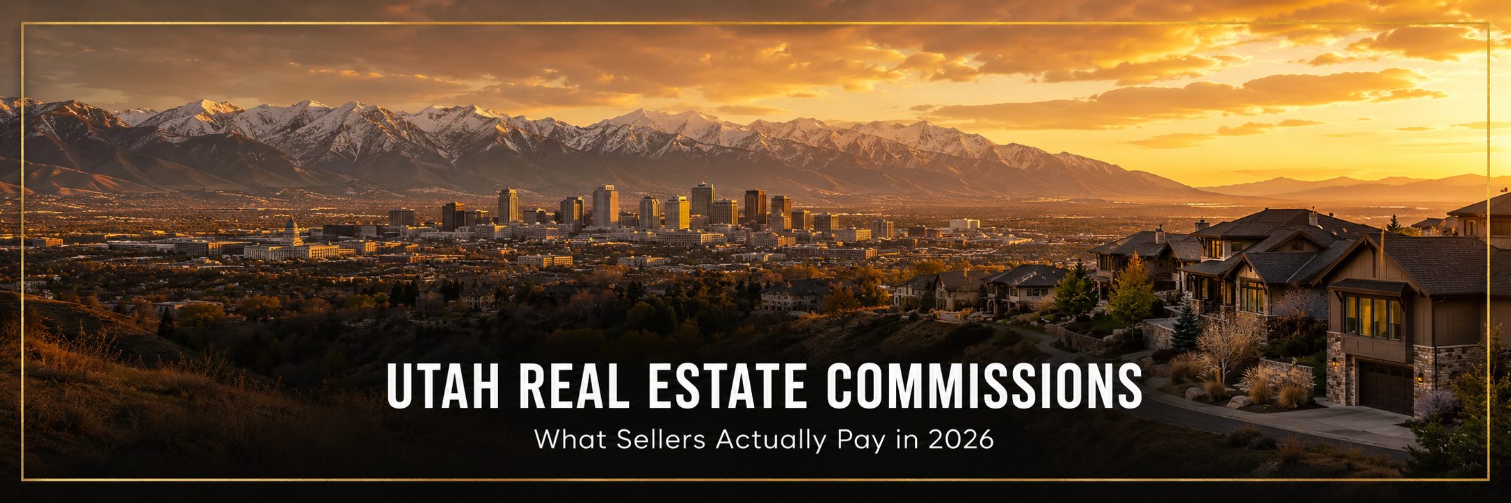 Utah real estate commissions 2026 — what sellers actually pay after the NAR settlement